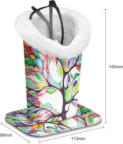 Fintie Plush Lined Eyeglasses Holder, Glasses Stand Case, Anti-scratch Glasses - Image 2