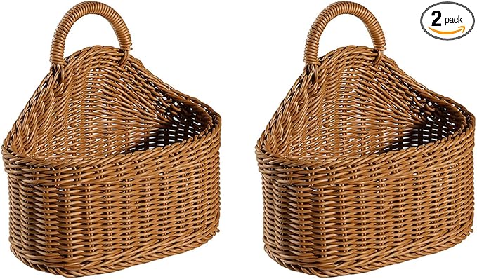 2 Pcs Hanging Storage Baskets, Potato Garlic Onion Pantry Storage Baskets by Reicyfang