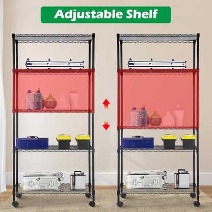 PayLessHere | 5-Tier Wire Shelf - Image 7