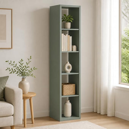 5-Cube Tall Cubicle Bookshelf, Cube Bookcase by Furevol