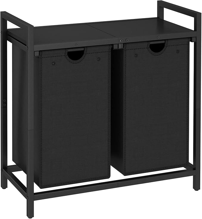 LAATOOREE Laundry Hamper, Two-Color 2 × 48L Laundry Basket - Image 9