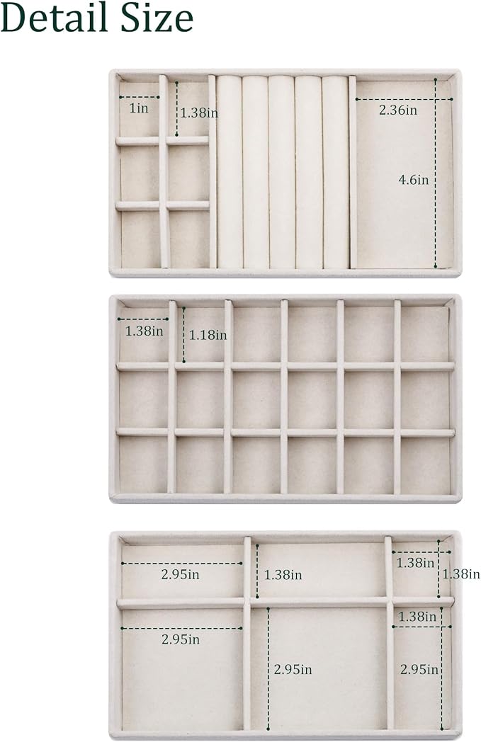 Stackable Jewelry Organizer Trays - Image 7
