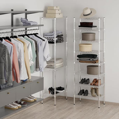 14" Deep x 24" Wide x 74" Height Wire Shelving Kit | 8-Tier | NSF Commercial - Image 5