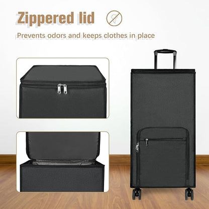 Bukere Extra Large Rolling Laundry Basket - Image 3