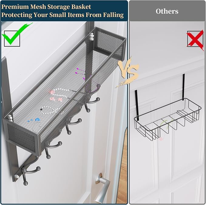 Consumest Over The Door Hooks Organizer - Image 4