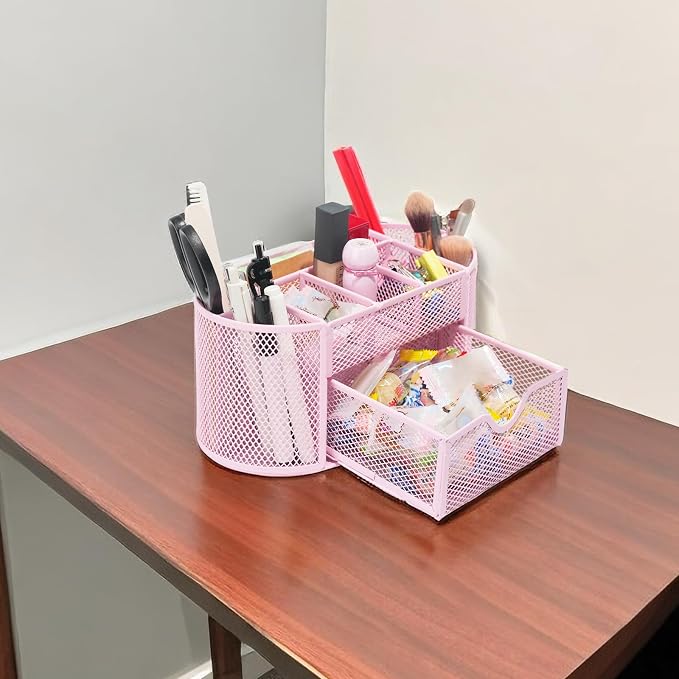 Newkita Desktop Organizer with Pencil Pen Holder and Accessories Offering 8 - Image 6