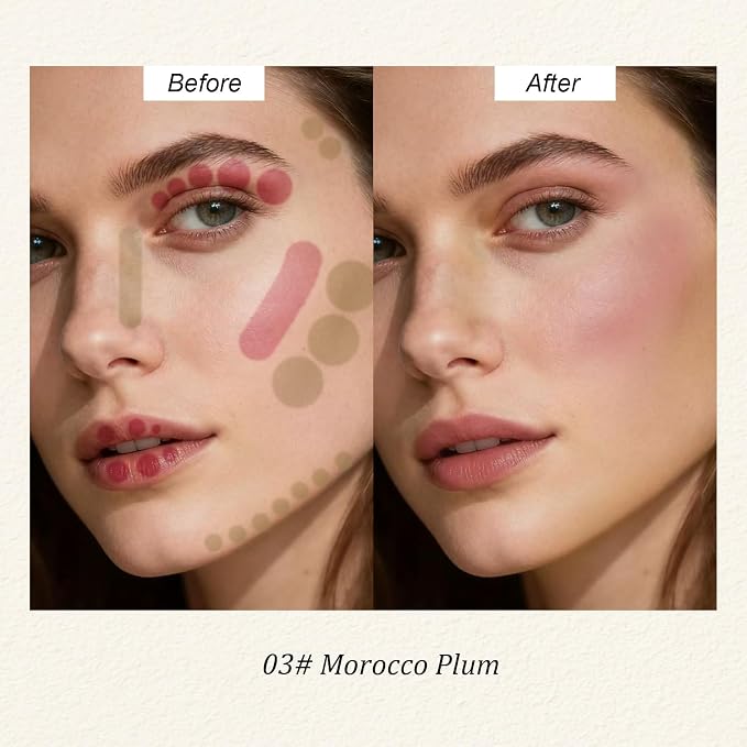 Color Nymph Blush Contour Stick, Cream Blush & Contour Matte Texture Double-end - Image 5