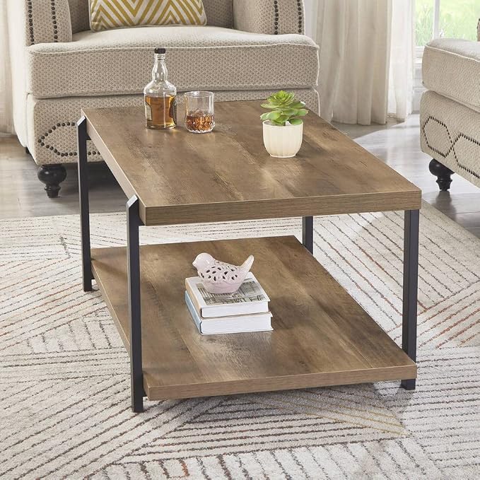 FOLUBAN Industrial Coffee Table - Image 7