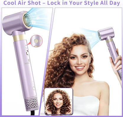 Hair Dryer Brush 8-in-1 Dual Voltage Hot Air Styler – Fast-Drying 110, 000 RPM - Image 6