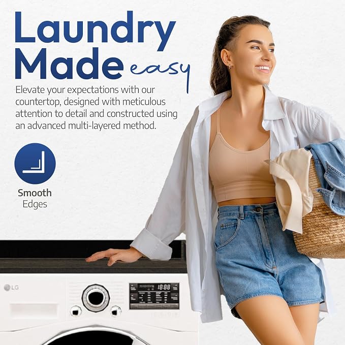 OfficeSimpli Washer Dryer Countertop, Made in USA, Non-Slip Pads, Easy Clean - Image 8