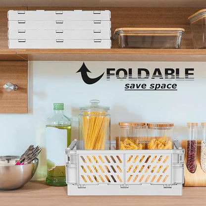Tixill 2-Pack Mini Foldable Plastic Baskets - Image 3