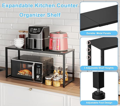 Expandable 150 LBS Heavy Duty Storage Shelves, Metal Shelving Unit - Image 6