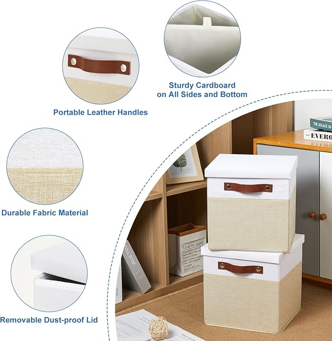 Temary Foldable Fabric Storage Bins - Image 3