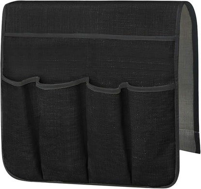 IPENNY Cotton Linen Sofa Couch Remote Control Holder Chair Armrest Caddy Pocket - Image 4