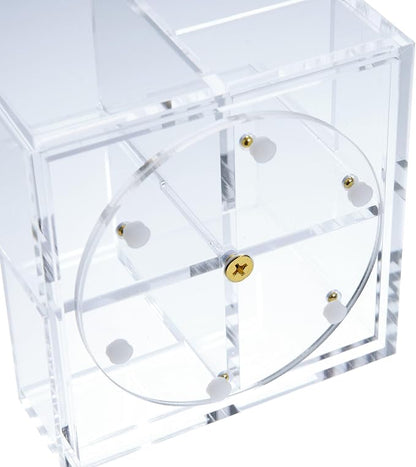 Gartner Studios 360 Degree Rotating Acrylic Carousel Pen Holder, 5” x 5” - Image 2