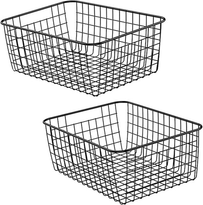 Metal Wire Food Storage Basket Organizer by HDYOUDO