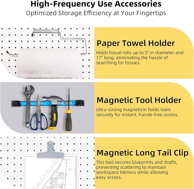 283PCS Metal Pegboard Hooks Organizer Kit - Image 4