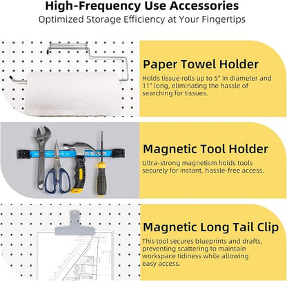 283PCS Metal Pegboard Hooks Organizer Kit - Image 4