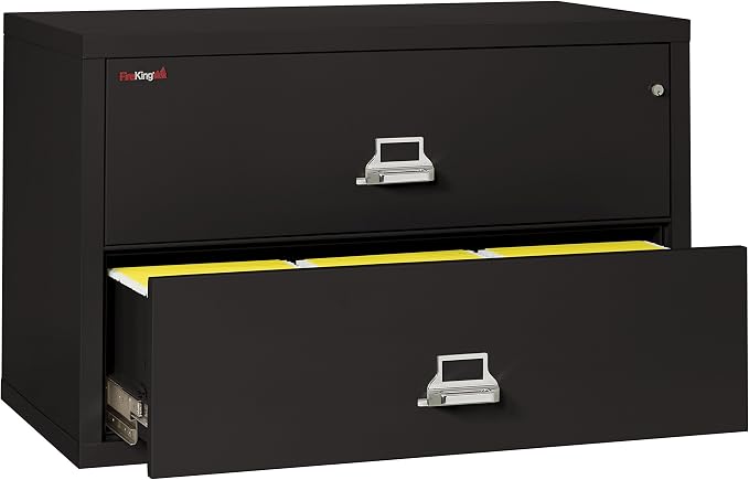 Fireking Fireproof Lateral File Cabinet, 27.75" H x 44.5" W x 22.13" D - Image 4