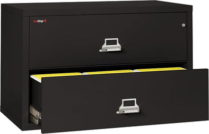 Fireking Fireproof Lateral File Cabinet, 27.75" H x 44.5" W x 22.13" D - Image 4