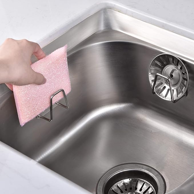 Adhesive Sponge Holder Sink Caddy - Image 2