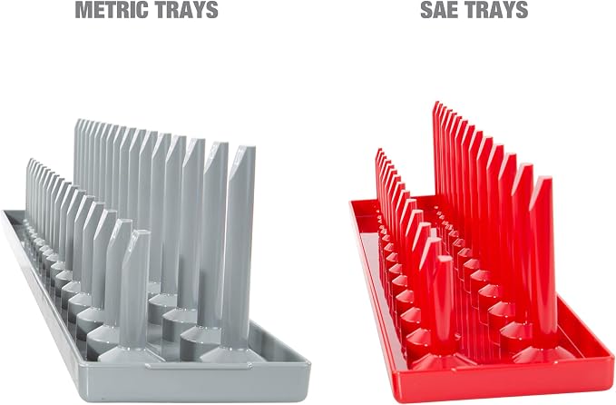 OEMTOOLS 22413 6 Piece SAE and Metric Socket Tray Set, SAE and Metric Socket - Image 3
