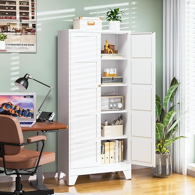 Letaya 72" H Metal Storage Cabinet - Image 5