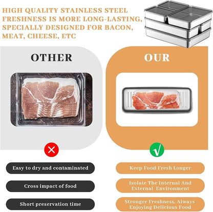 Hushee 6 Pack Bacon Cheese Container - Image 5