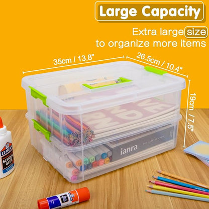 2 Layer Plastic Storage Containers - Image 2
