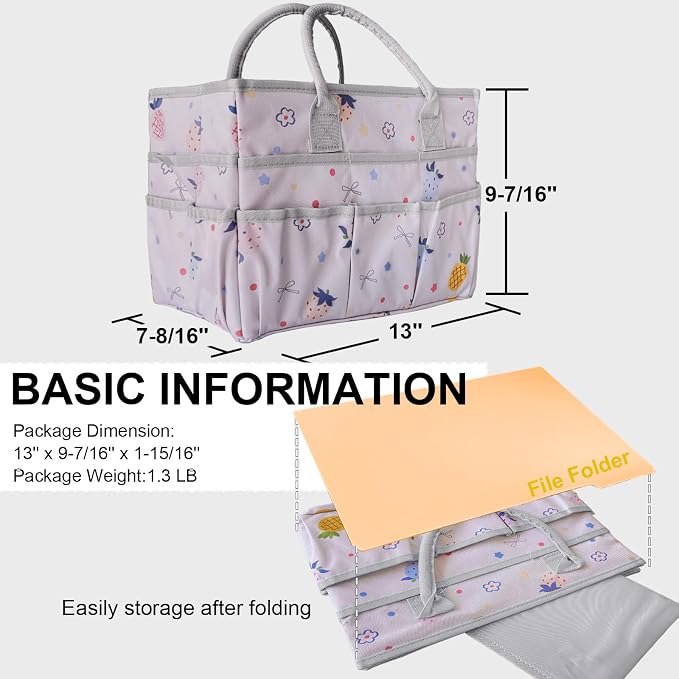 Cupohus Art Organizer Craft Storage Tote Bag - Image 3