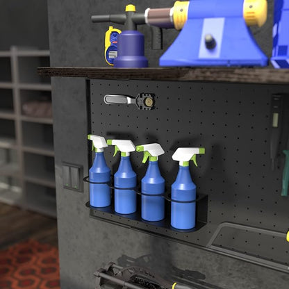 Koova 4 All-Purpose Spray Bottle Holder | Easy Install Wall Mount Hardware - Image 6
