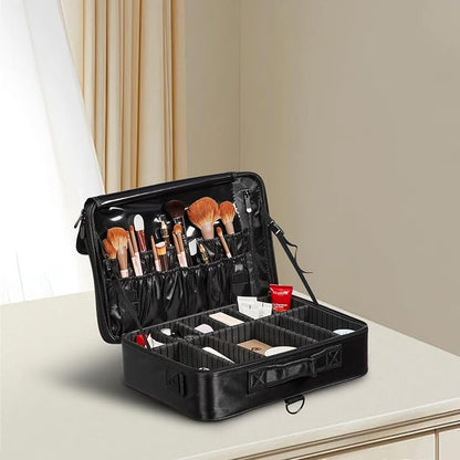 VEVOR Makeup Train Case Professional Makeup Storage Organizer Box Make Up - Image 8
