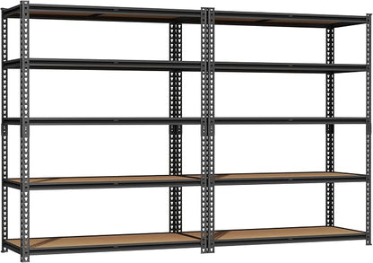 2-Pack 71.9" H 39.4" W Garage Shelving 3000lbs Garage Storage Shelves, by MetalStorageCabinet