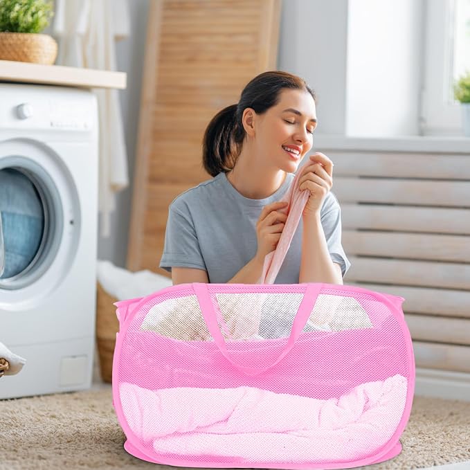 4 Pack Collapsible Laundry Baskets, Foldable Laundry Basket - Image 7