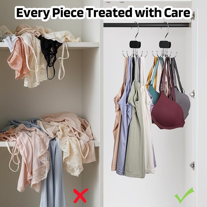 3 Pack Tank Top Hangers, 2025 Upgraded Bra Hanger - Image 5