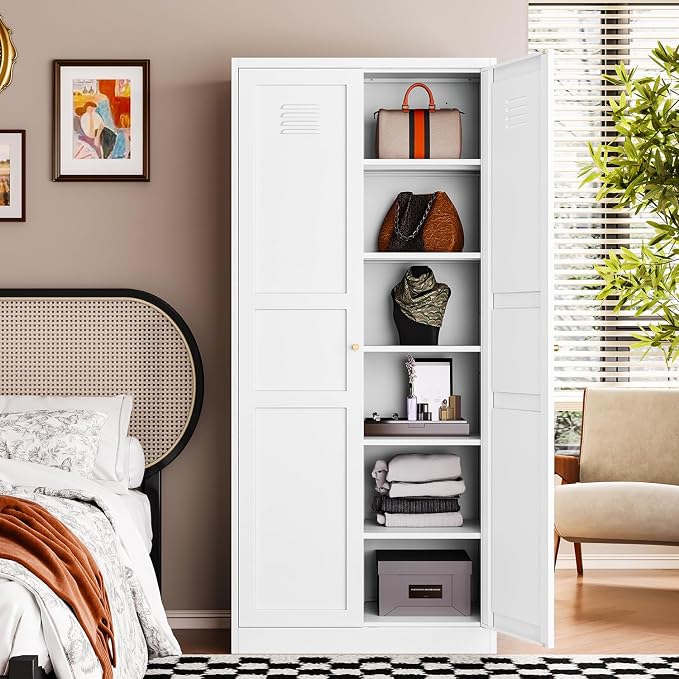 Letaya White Storage Cabinet - Image 9