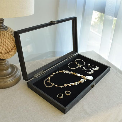 MOOCA Wooden Jewelry Display Case, Pocket Knife Display Case - Image 9