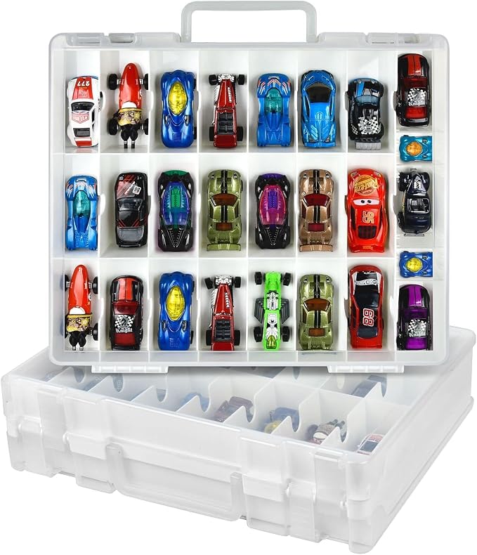 Toy Car Storage Organizer Case Compatible by XUERDON