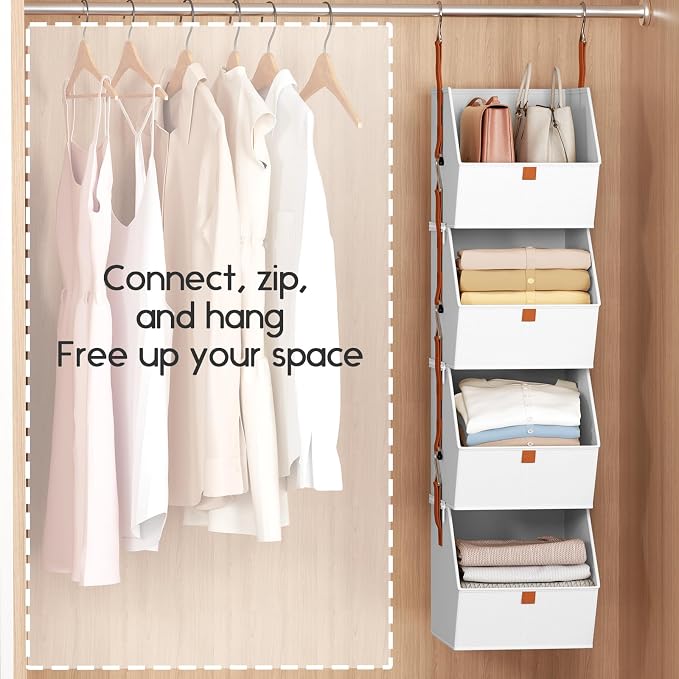 Hanging Closet Organizer 4 Tier - Image 5