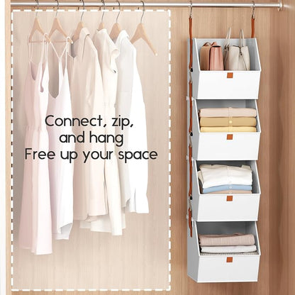 Hanging Closet Organizer 4 Tier - Image 5