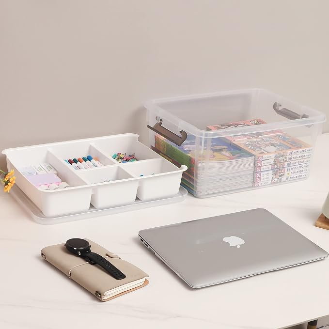 Citylife 17 QT Plastic Storage Box - Image 7