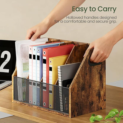 Wooden Desktop File Organizer - Image 3