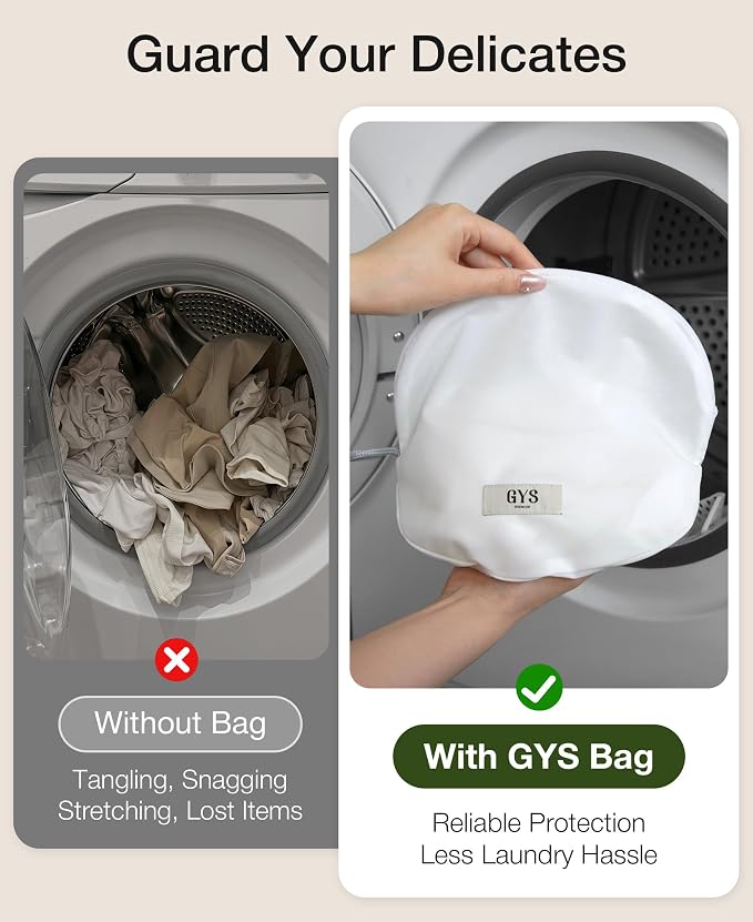 Laundry Bags Mesh Wash Bags for Delicates, 3 Pack | Tangle-Free, Snag‑Resistant - Image 2