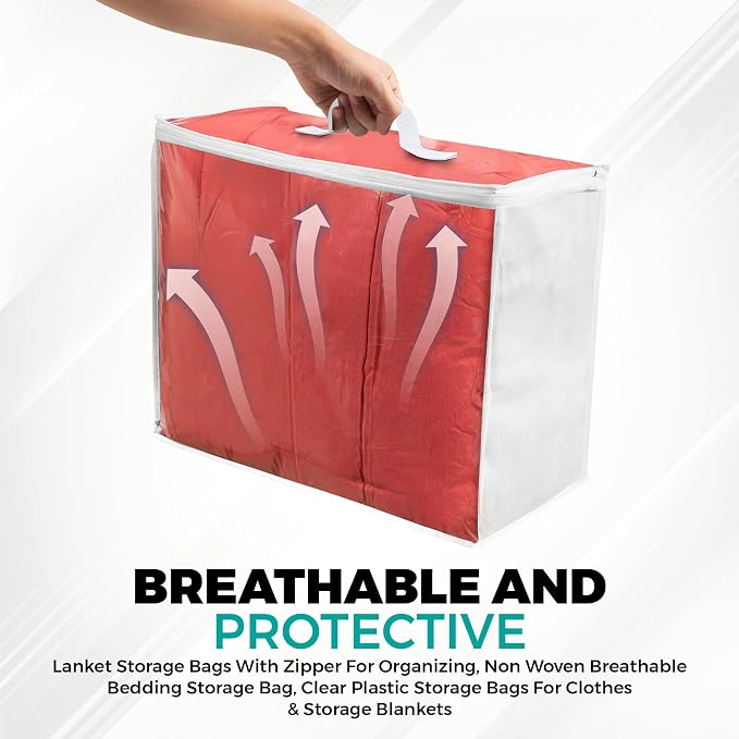 6 pack Clear Plastic Storage Bag - Image 6