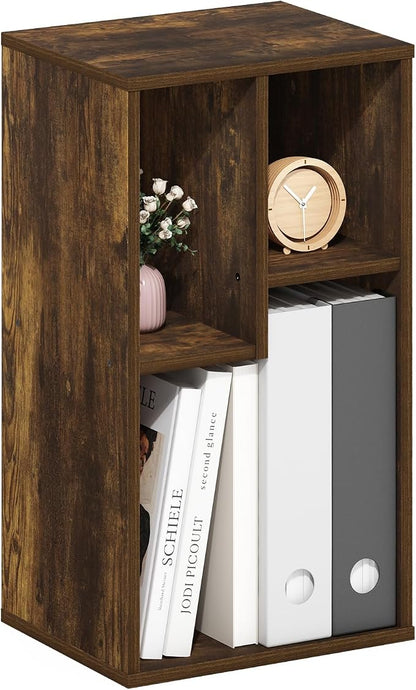 Furinno DALY Book Shelf, 3-Cube Bookshelf, Cube Storage Organizer Bookcase by Furinno-FitsYourSpaceFitsYourBudget