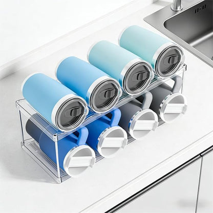 Yieach 2 Pack Stackable Water Bottle Organizer - Image 7