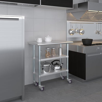 AmGood Stainless Steel Work Table - Image 7