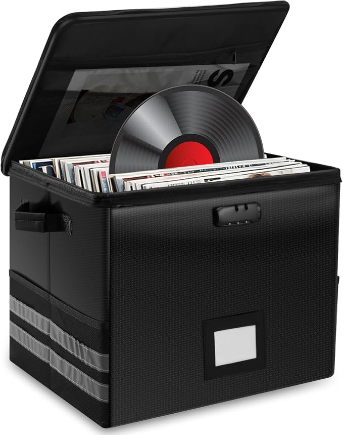 1/4 Pcs Vinyl Record Storage Box by Unknown