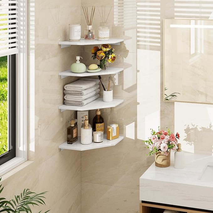 Corner Wall Shelf, Corner Shelf Floating - Image 2