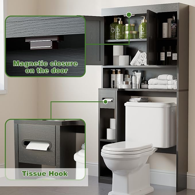 Over The Toilet Storage Cabinet - Image 7